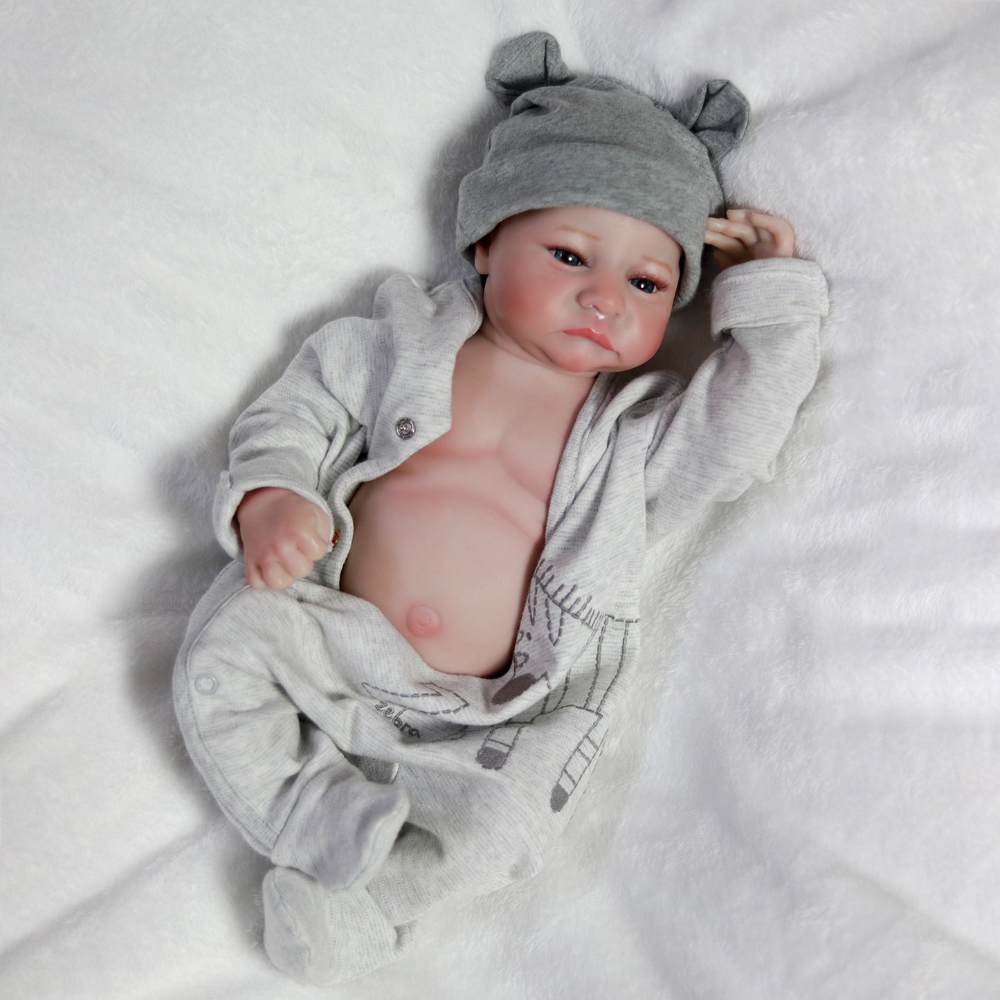 18" Lifelike Reborn Baby Dolls Waterproof Newborn Boy Full Body Vinyl Twins Gift