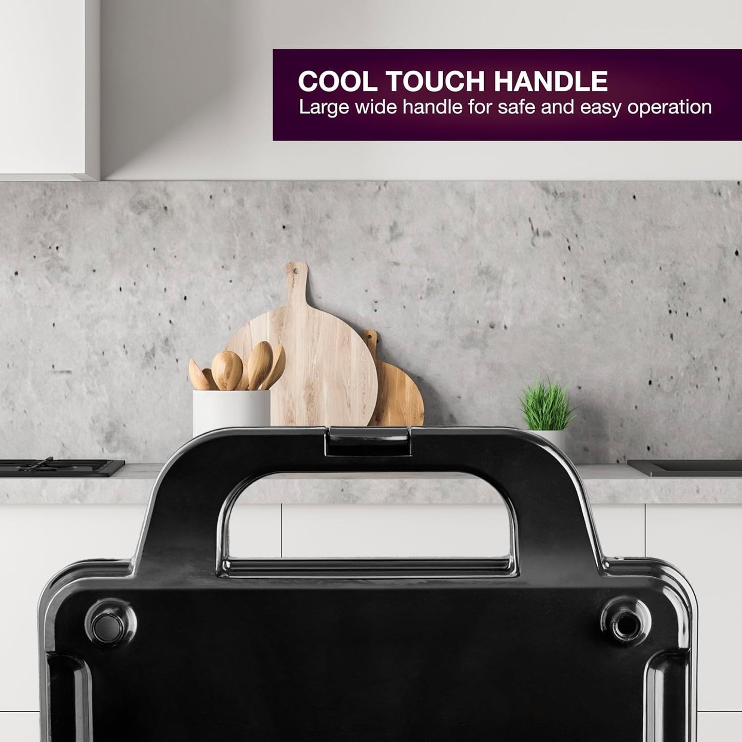 Toastie Maker Sandwich Toaster Extra Deep Fill Grill Toasty Machine Andrew James