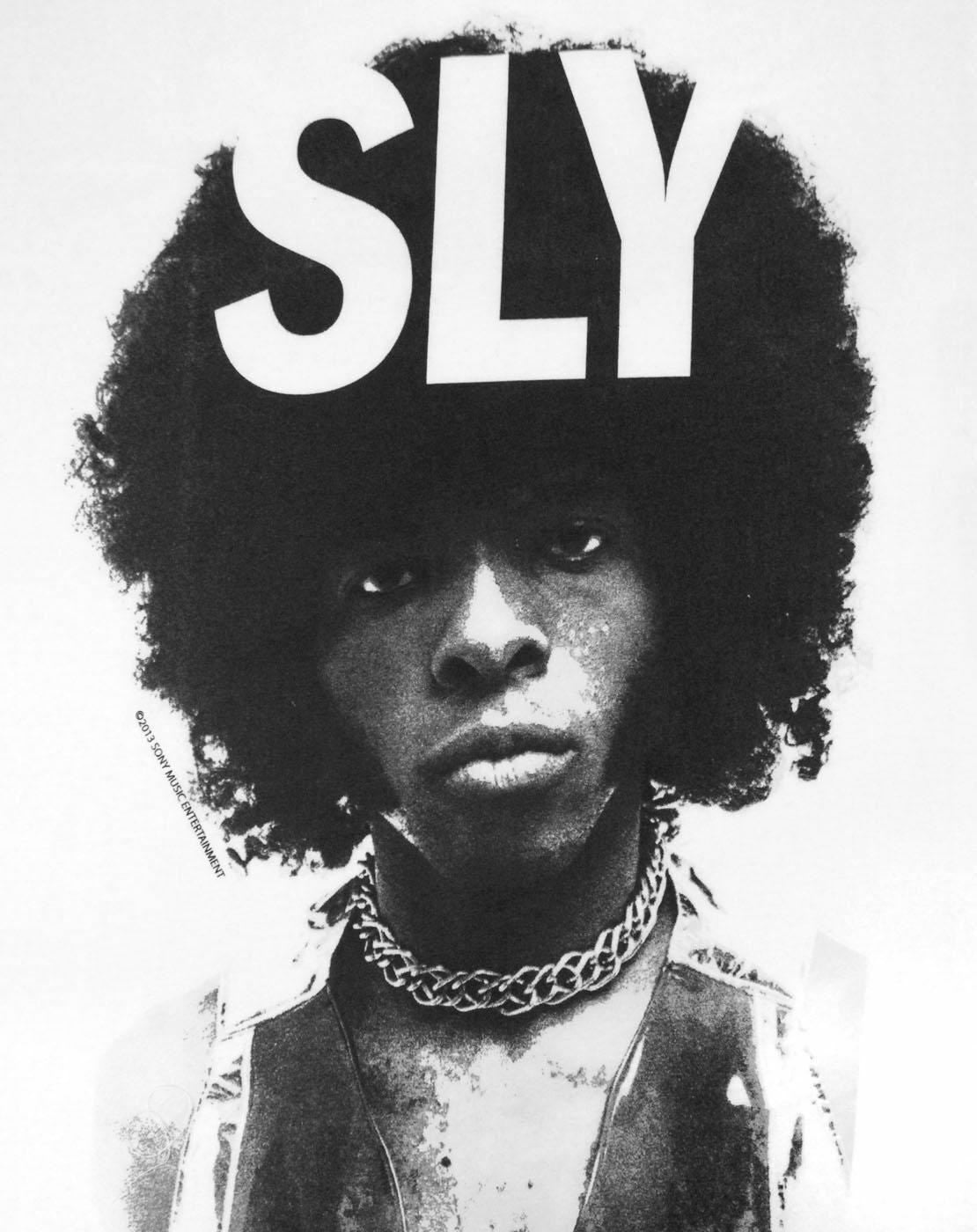 Sly Stone Short Sleeved T-Shirt | Mens White | Official Merch