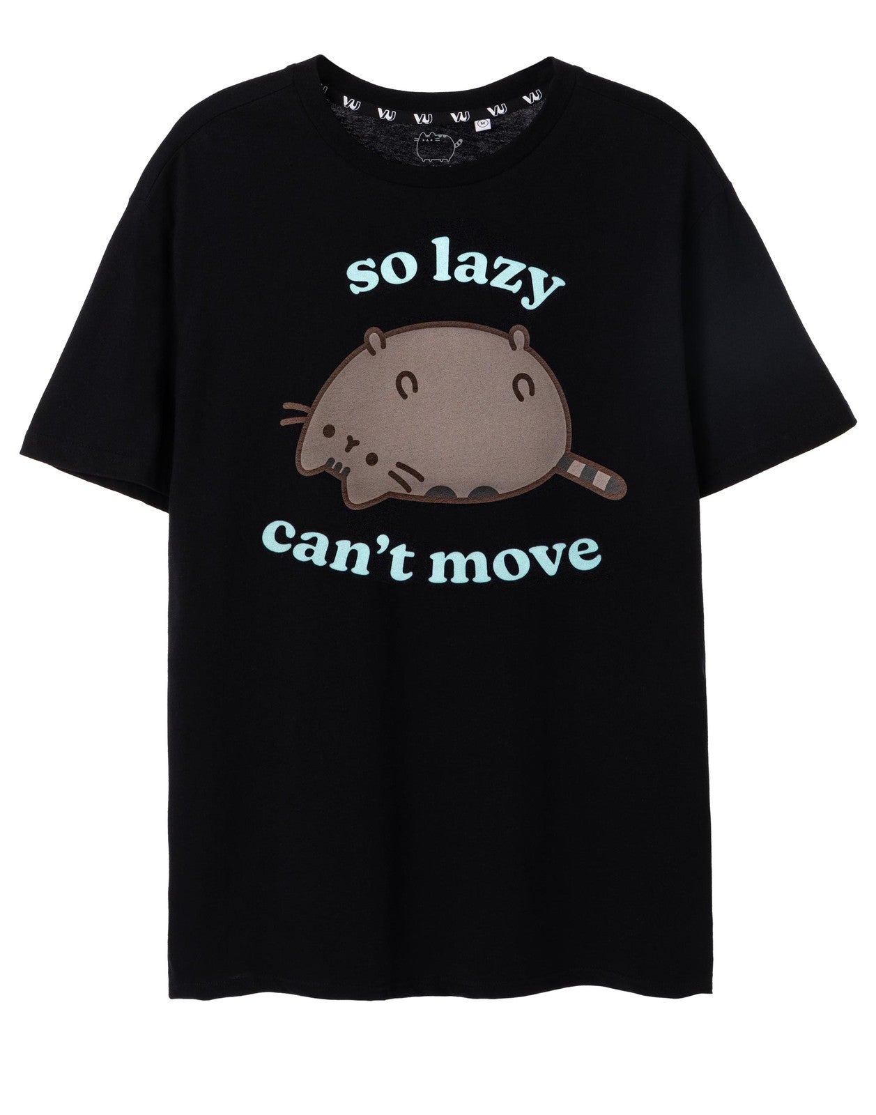 Pusheen Short Sleeved T-Shirt | Womens Black | Official Merch