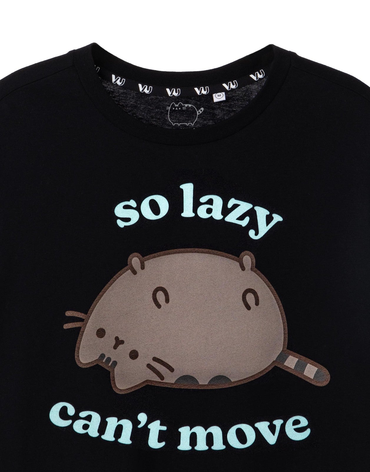 Pusheen Short Sleeved T-Shirt | Womens Black | Official Merch
