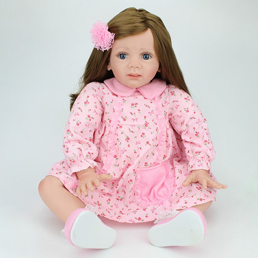 24" Real Life Reborn Baby Doll Newborn Toddler Girl Handmade Weighted Doll Gift
