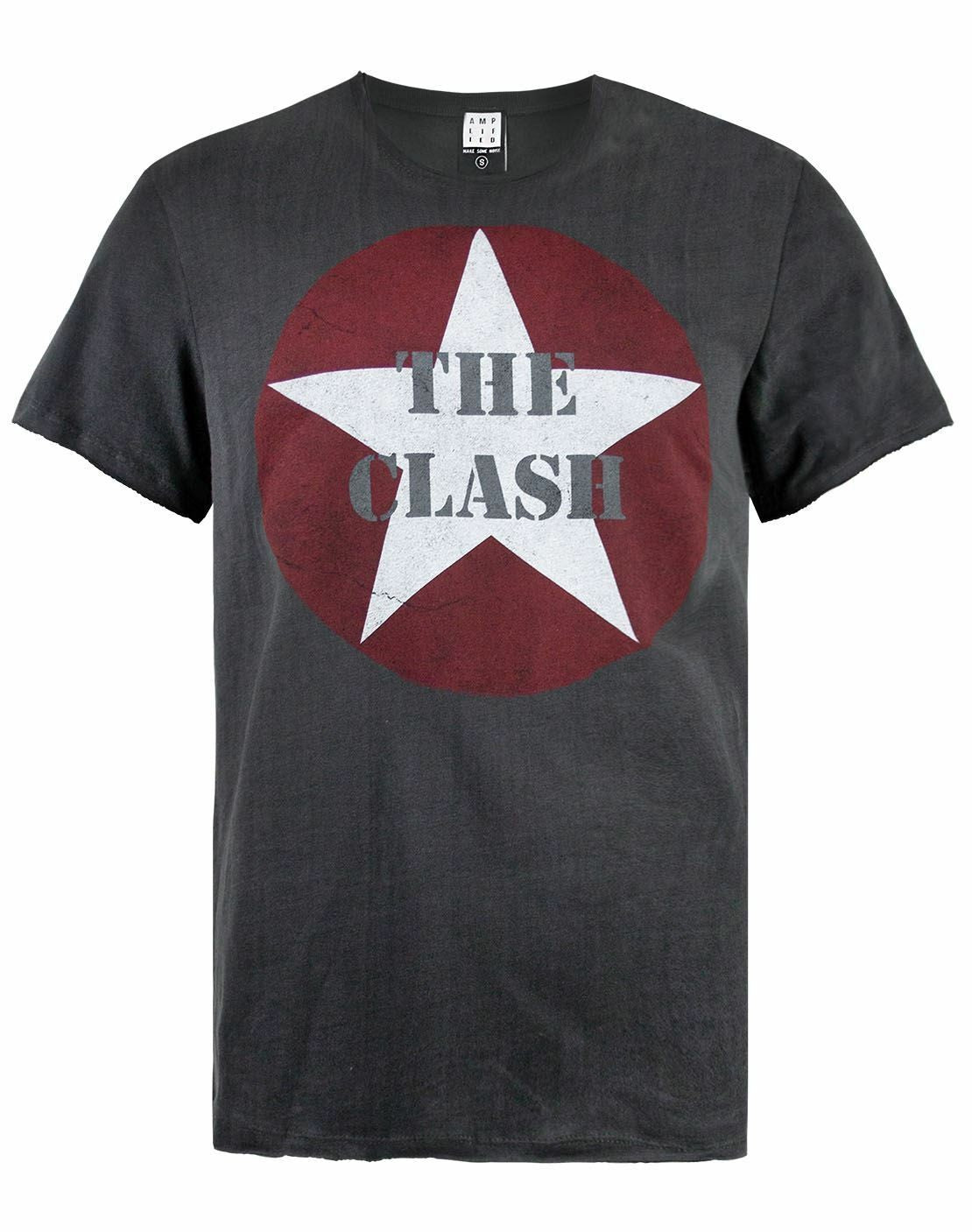 Amplified Clothing Short Sleeved T-Shirt | Mens Grey | Official Merch