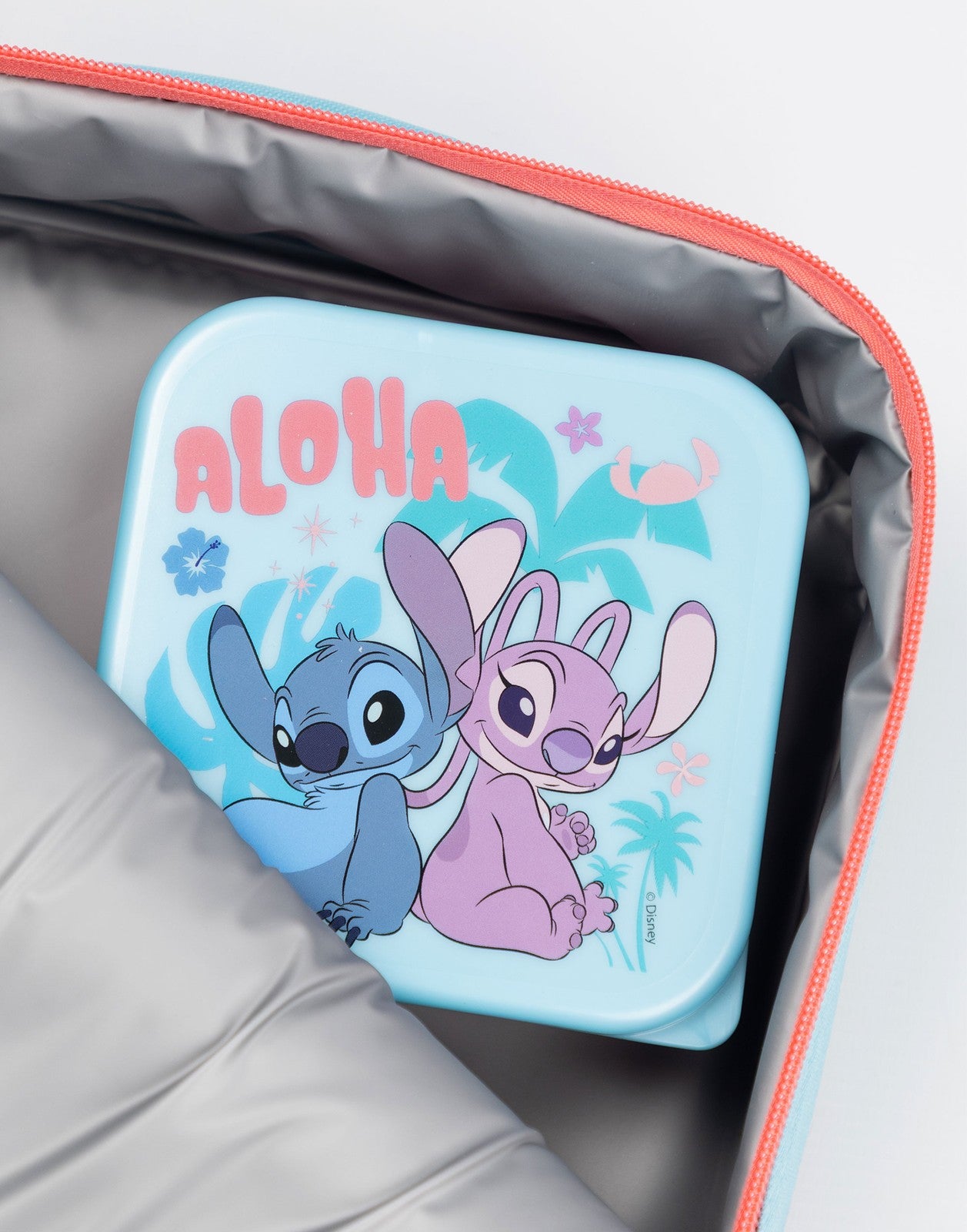 Disney Lunch Bag Bottle and 3 Snack Pot | Girls Blue | Official Merch