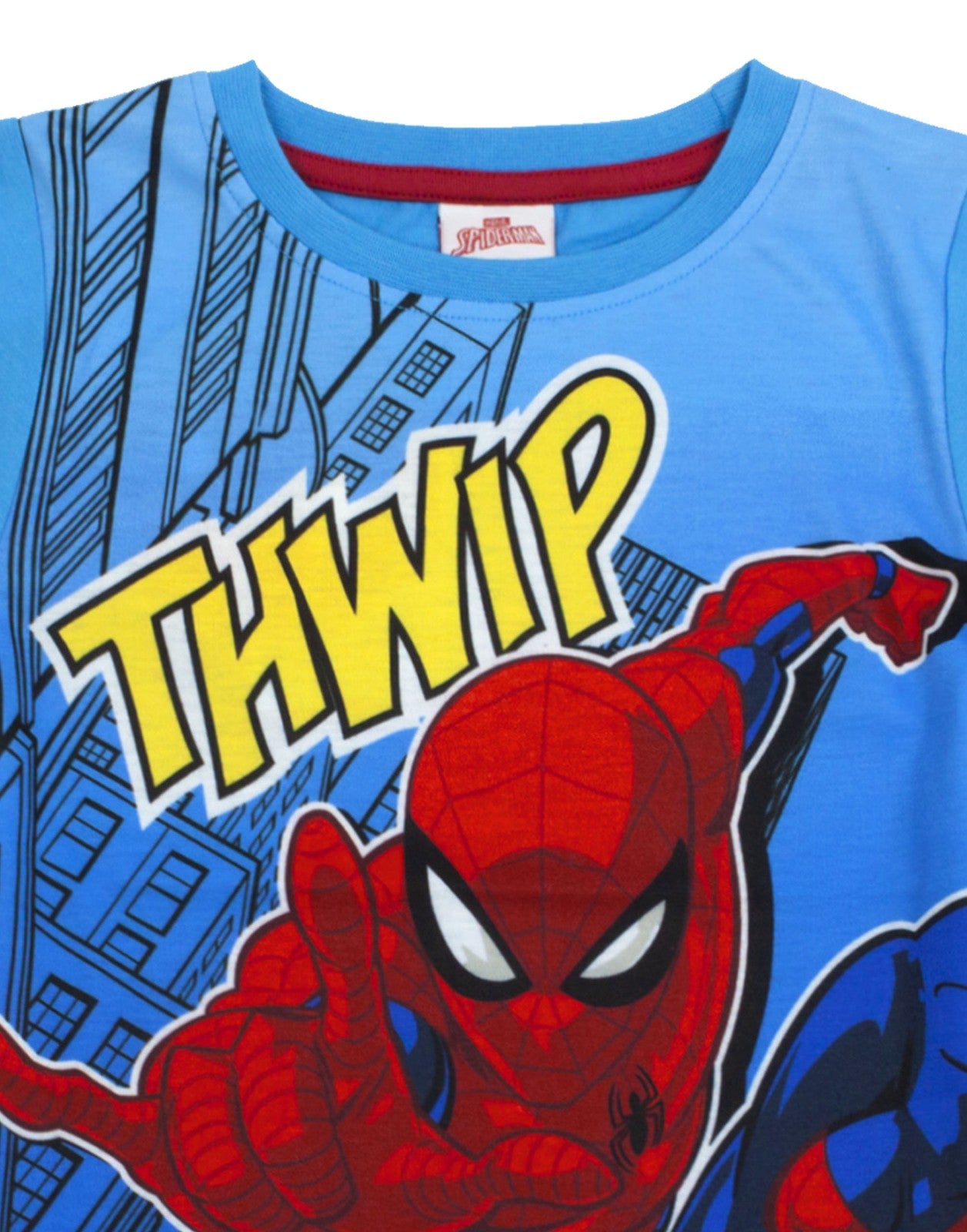 Marvel Short Sleeve Short Leg Pyjama Set | Boys Blue | Official Merch