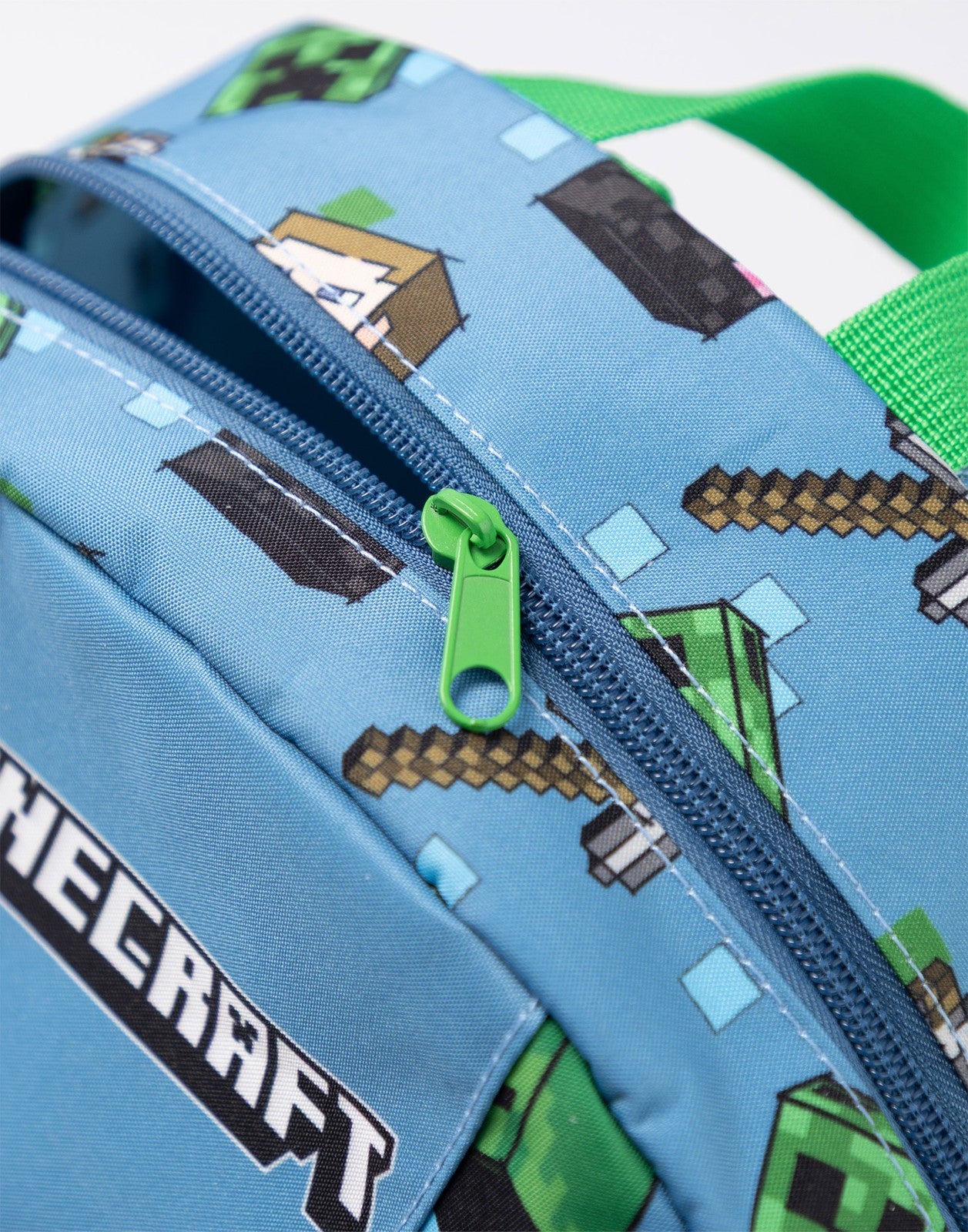 Minecraft Backpack | Unisex Kids Blue Gaming | Official Merch