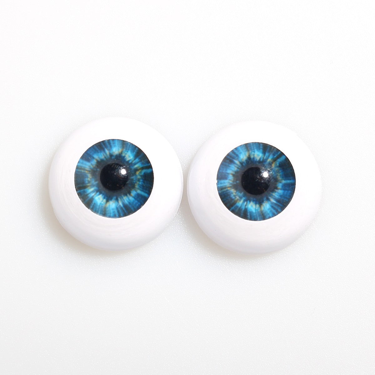2 Pairs Reborn Baby Doll Eyes Half Round Acrylic Eyeballs Accessories DIY Supply