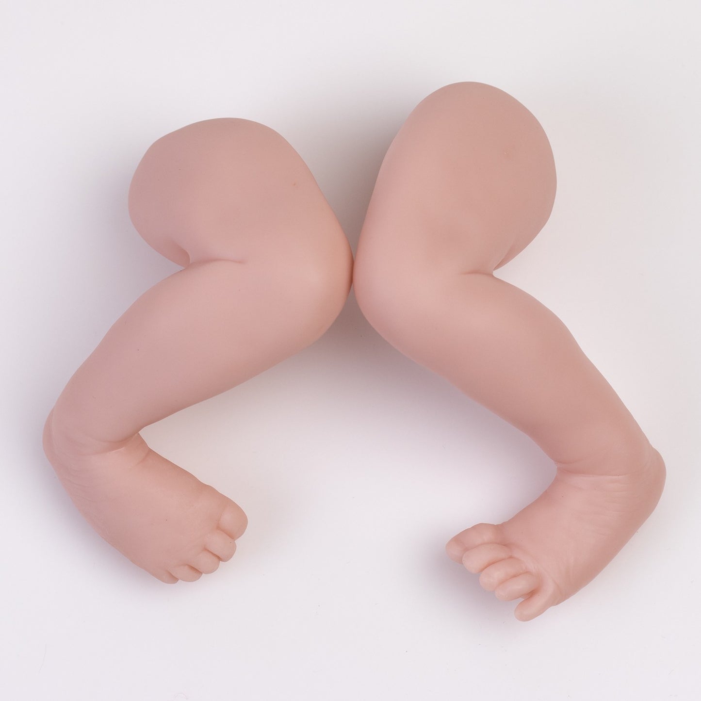 Unpainted 20" Realistic Reborn Doll Kits DIY Baby Kit Vinyl Silicone Dolls Parts