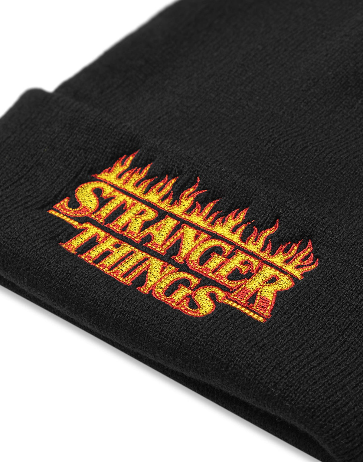 Stranger Things Beanie Hat | Unisex Black | Official Merch