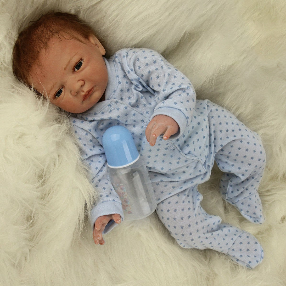 22" Lifelike Reborn Dolls Baby Twins Newborn Babies Vinyl Silicone Boy Doll Gift