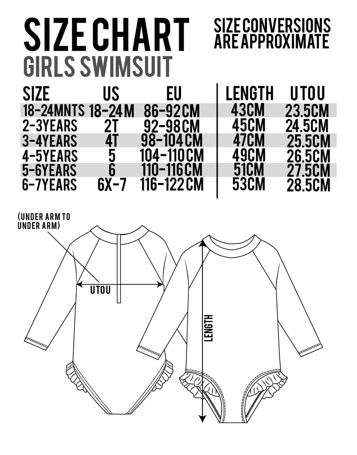 Bluey 1 Piece Swimming Costume | Girls Blue | Official Merch