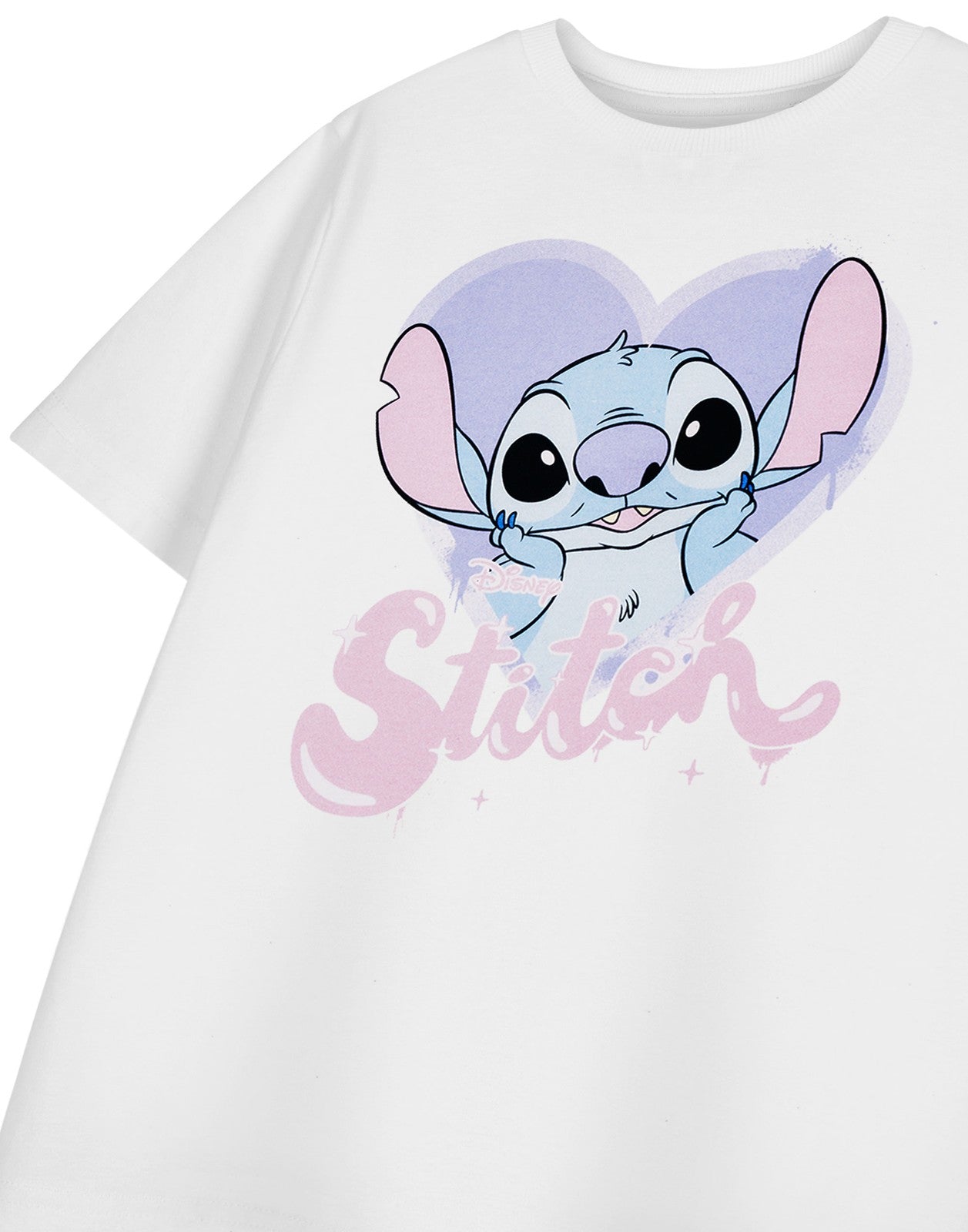 Disney Short Sleeved T-Shirt | Girls White | Official Merch