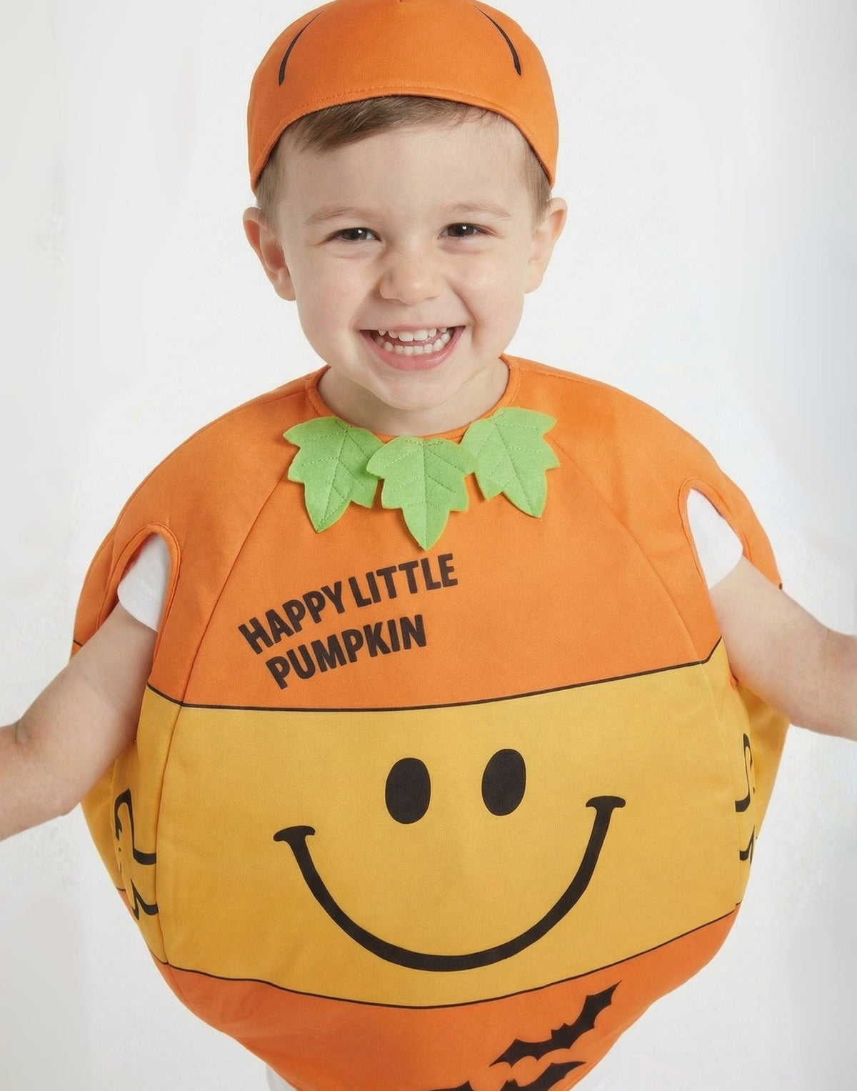 Mr. Men 2 Piece Costume | Unisex Kids Orange | Official Merch