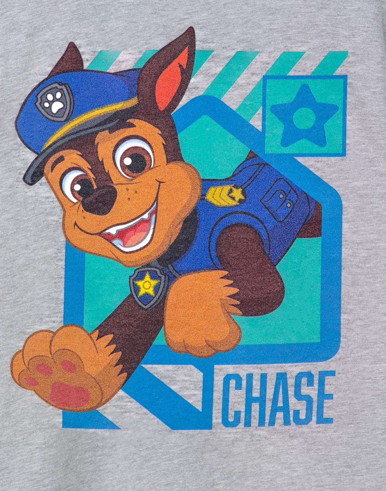 Paw Patrol Short Sleeved T-Shirt | Boys Grey Marl | Official Merch