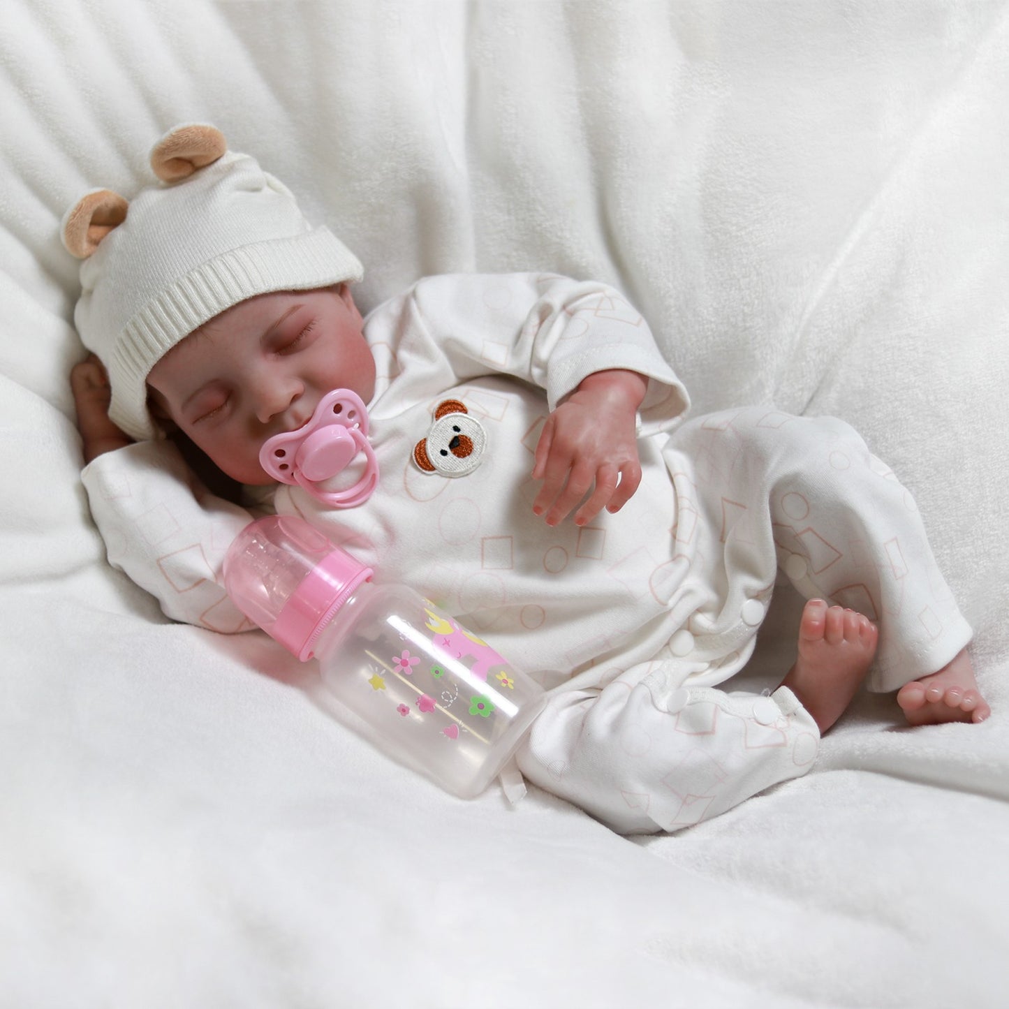 Realistic Reborn Baby Dolls Twins Vinyl Silicone Lifelike Newborn Girl Doll Gift