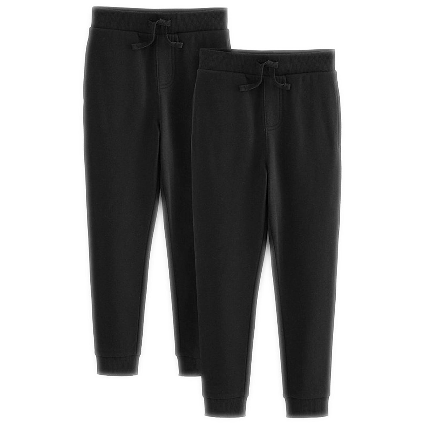 2 PACK KIDS JOGGERS CHILDRENS SLIM LEG SCHOOL SOFT JERSEY COMFORTABLE PE TROUSER