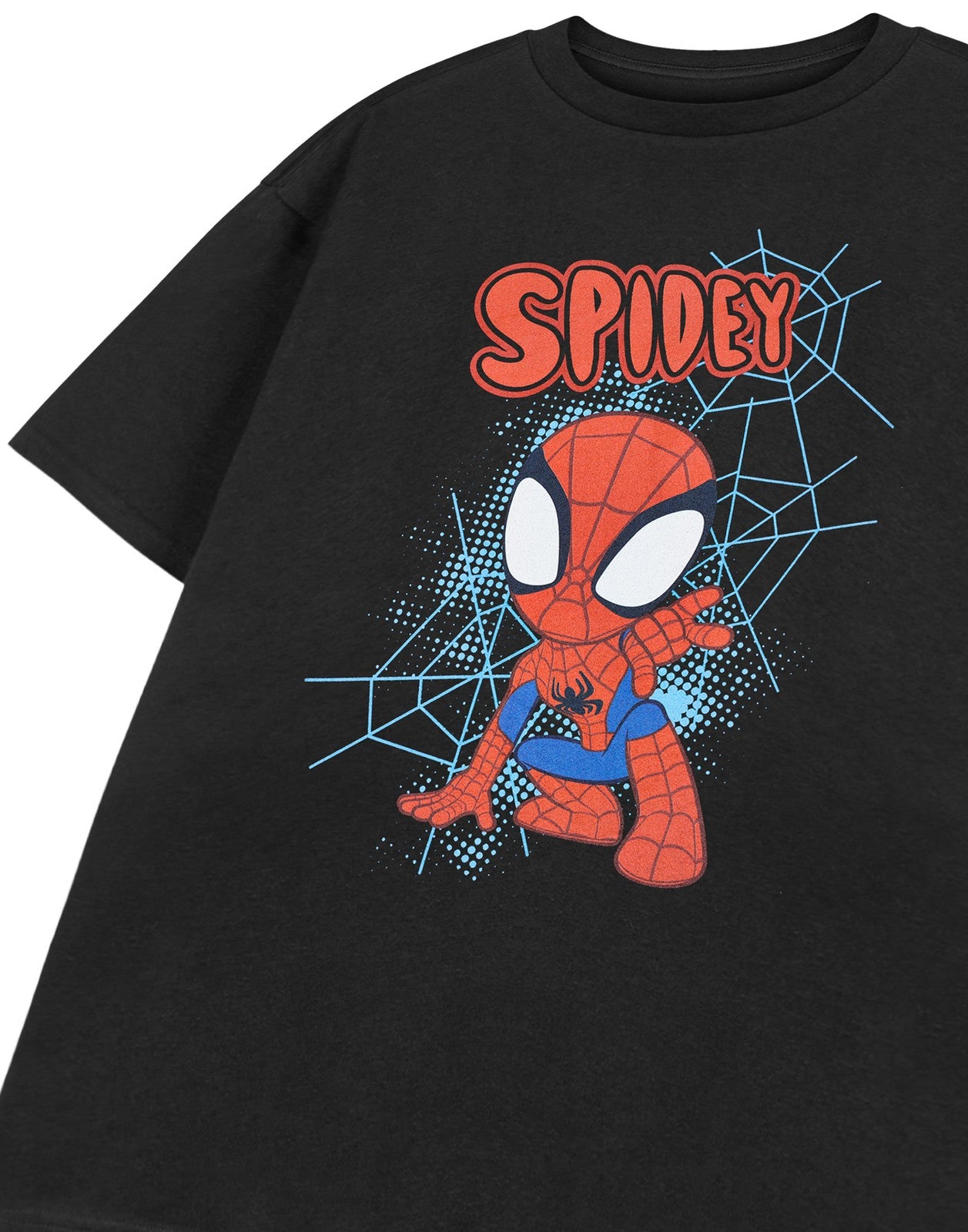 Marvel Short Sleeved T-Shirt | Boys Black | Official Merch
