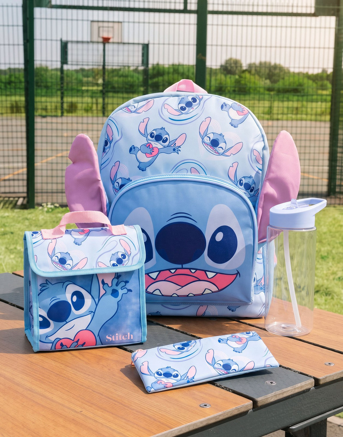 Disney 4 Piece Backpack Set | Unisex Kids Purple | Official Merch