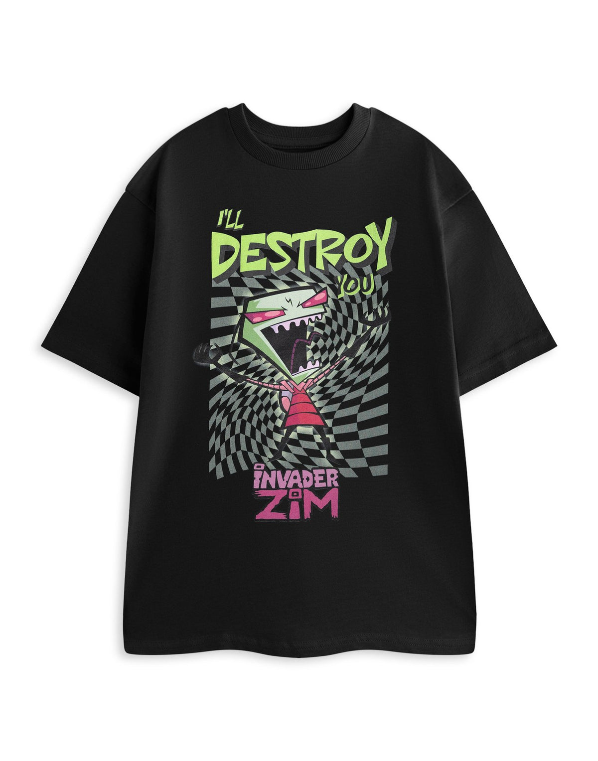 Invader Zim Short Sleeved T-Shirt | Unisex Black | Official Merch