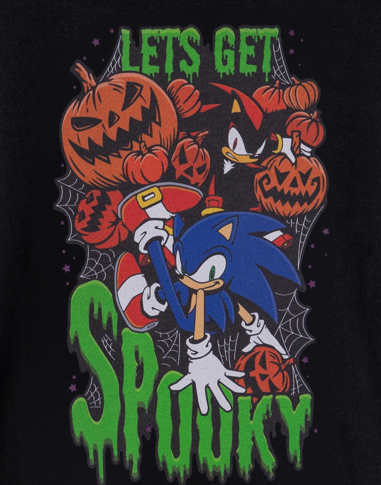 Sonic the Hedgehog Short Sleeved T-Shirt | Boys Black | Official Merch