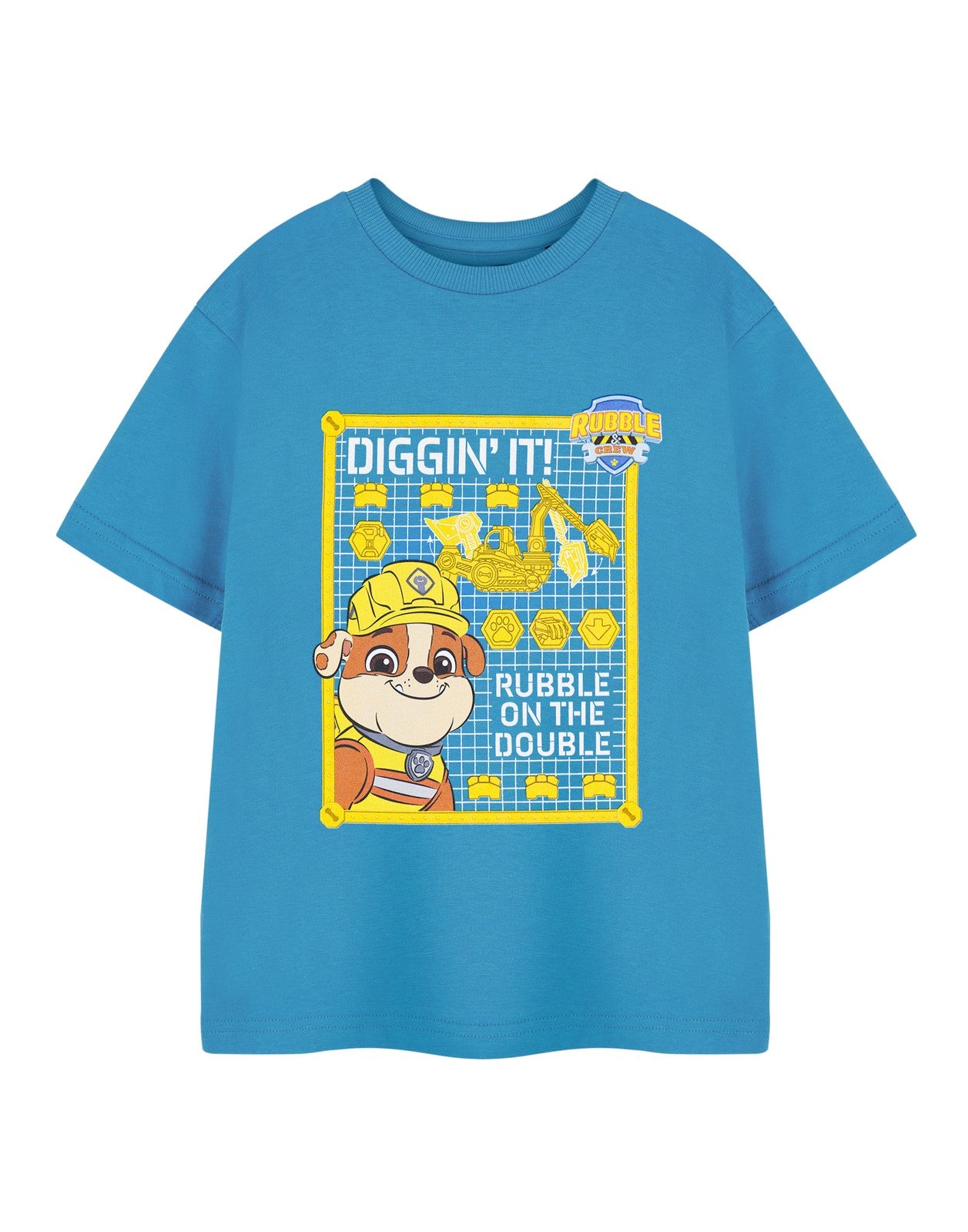Paw Patrol Short Sleeved T-Shirt | Boys Blue | Official Merch