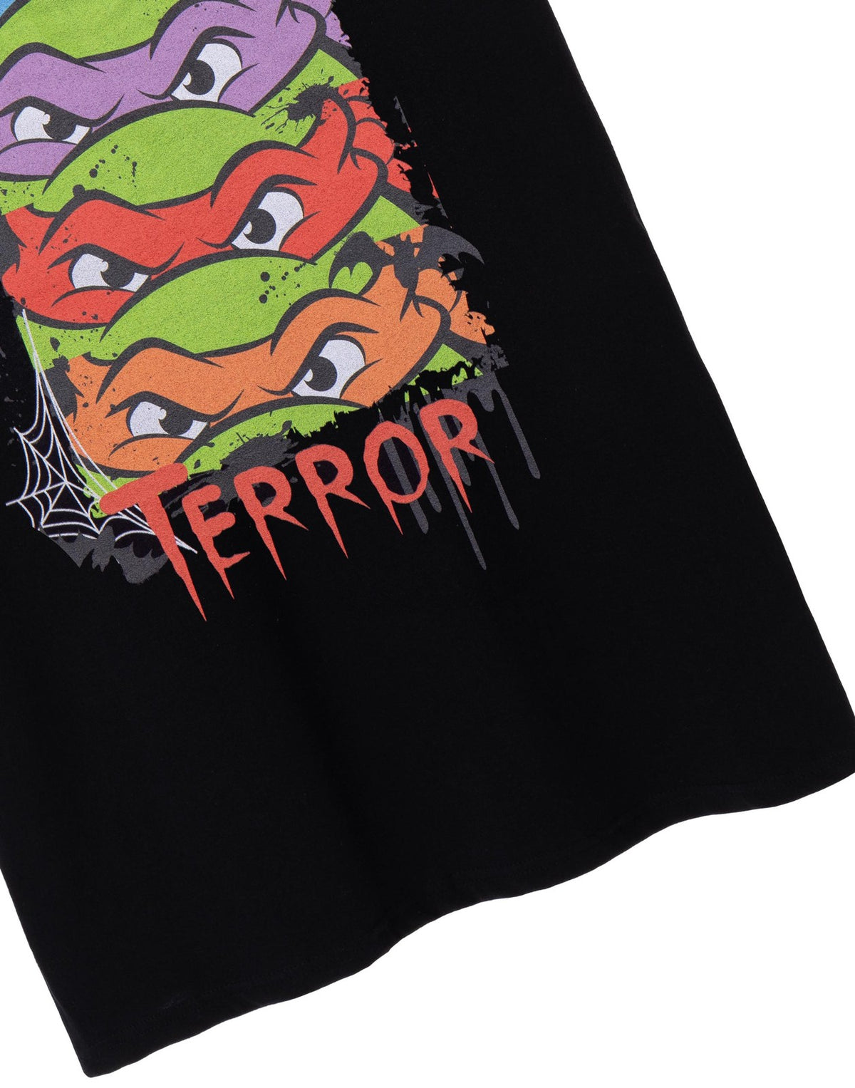 Teenage Mutant Ninja Turtles Short Sleeved T-Shirt | Mens Black | Official Merch