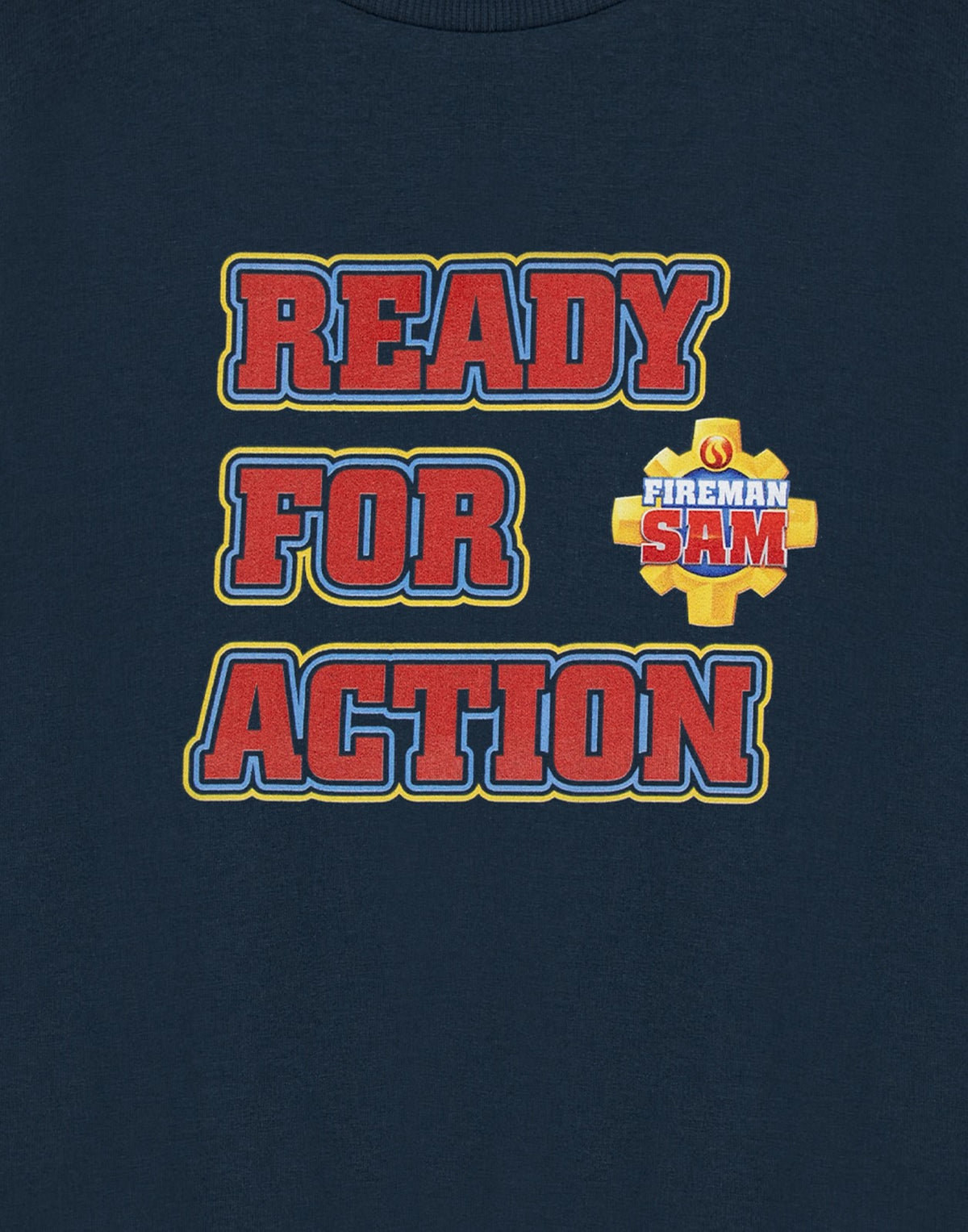 Fireman Sam Short Sleeved T-Shirt | Boys Navy | Official Merch