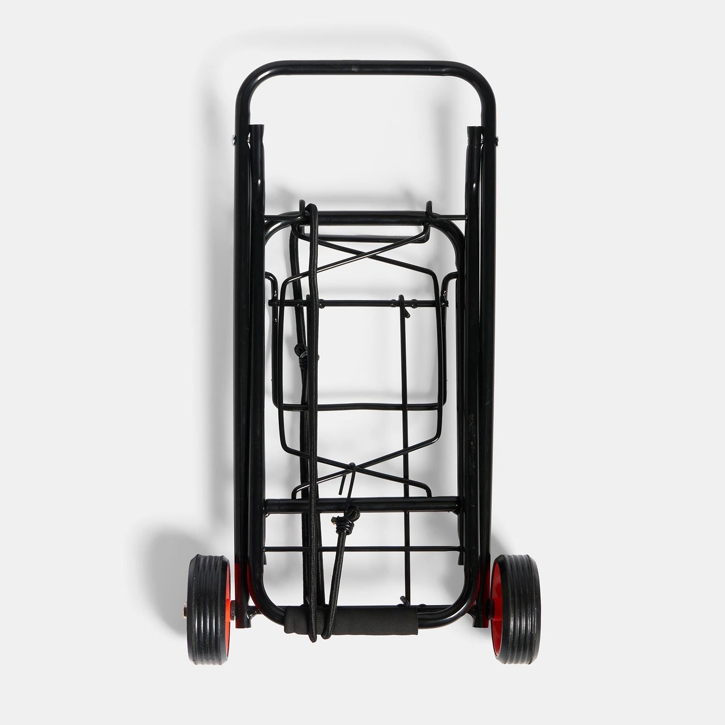 OHS Folding Trolley Heavy Duty Metal Hand Truck Portable Camping Shopping Cart
