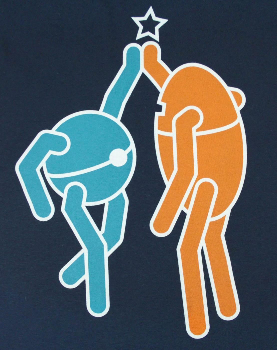 Portal Short Sleeved T-Shirt | Mens Blue | Official Merch