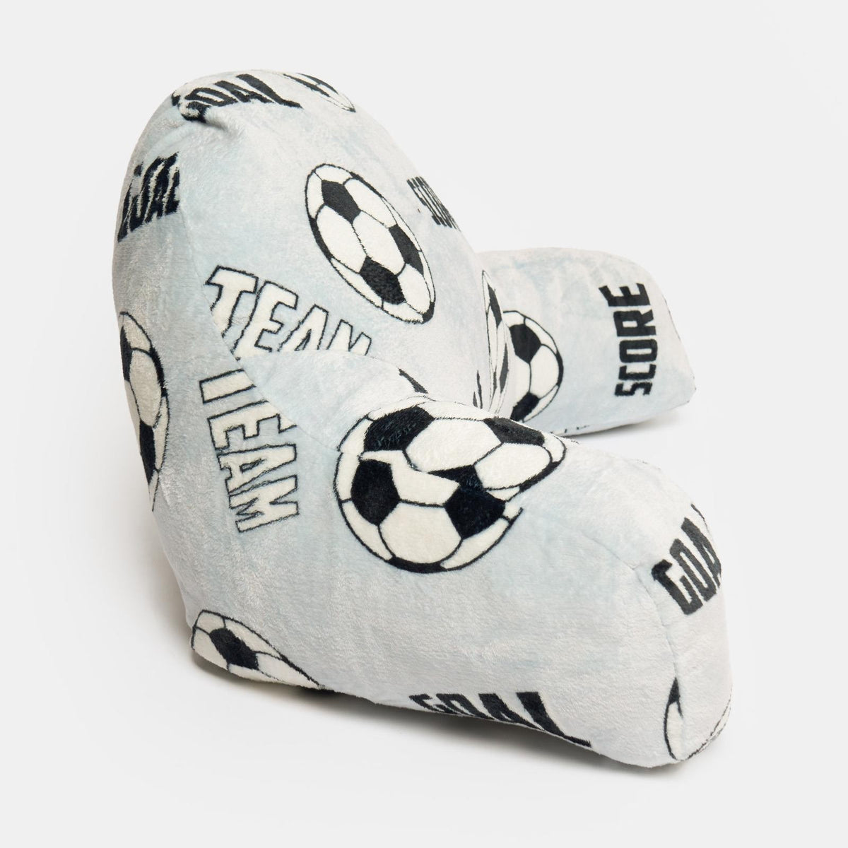 Cuddle Cushion Reading Pillow Football Fleece Kids Chair Support Lumbar Backrest
