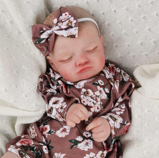 16inch Reborn Baby Dolls Vinyl Silicone Handmade Newborn Girl Adorable Doll Gift