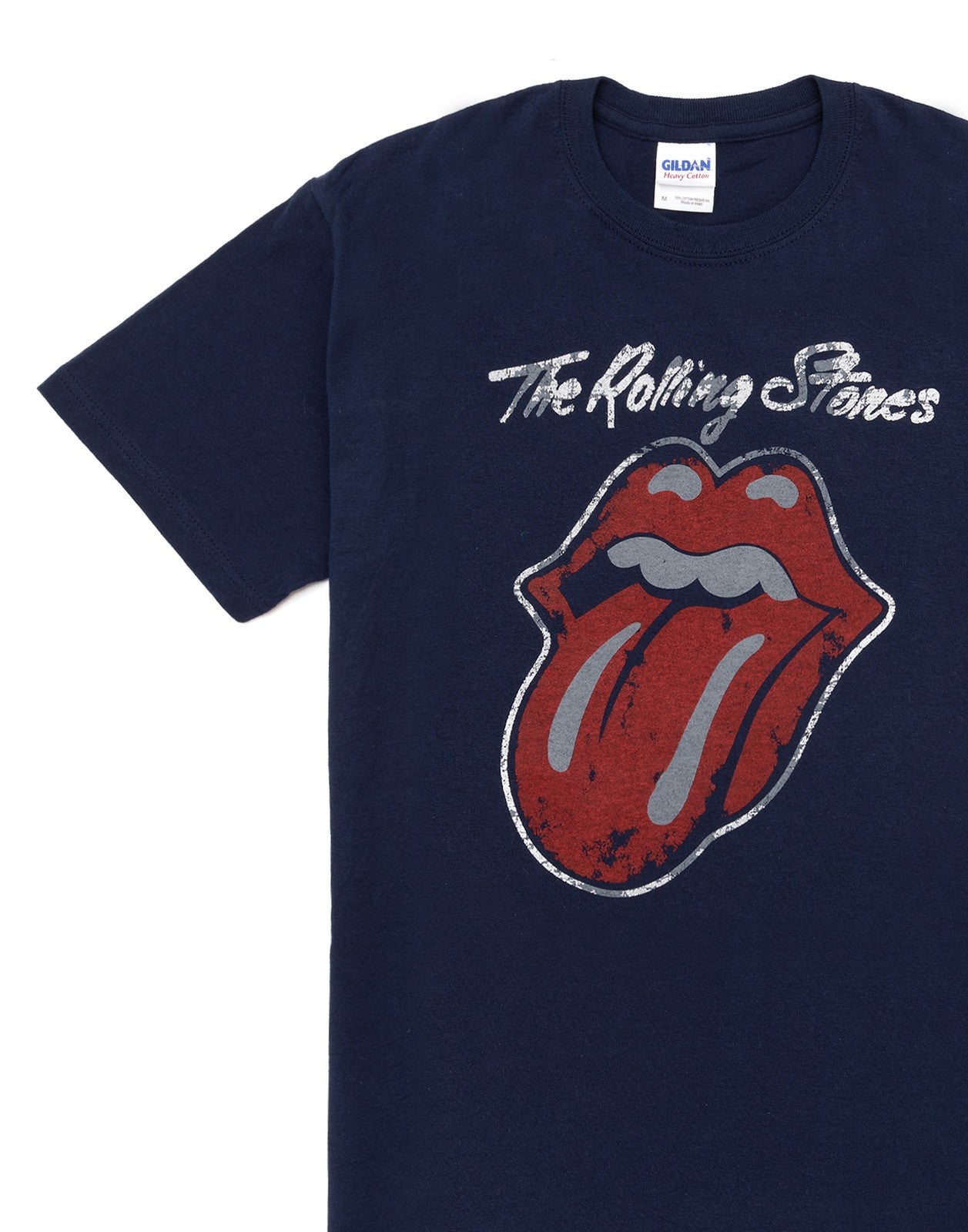 The Rolling Stones Short Sleeved T-Shirt | Mens Navy | Official Merch