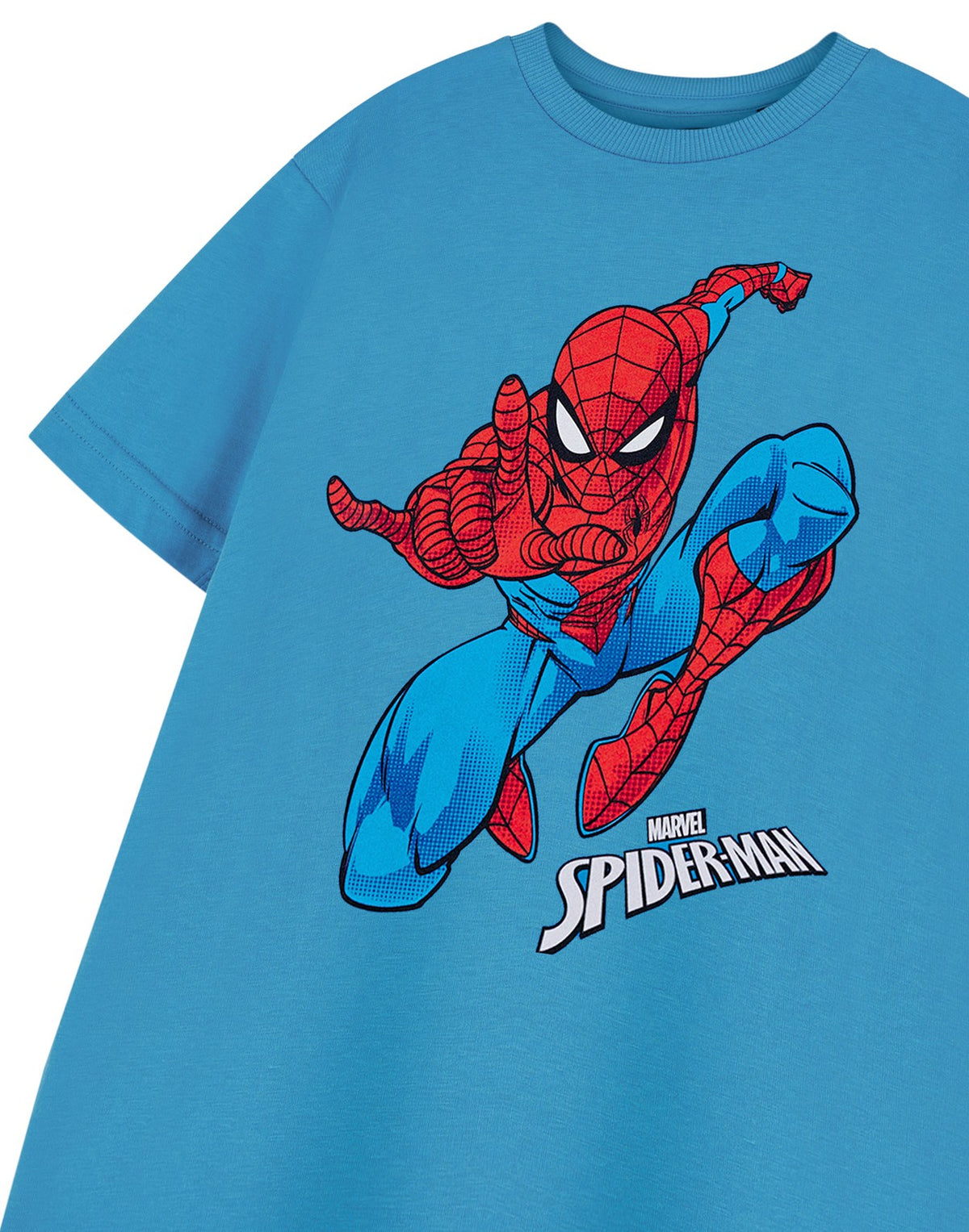 Marvel Short Sleeved T-Shirt | Boys Blue | Official Merch
