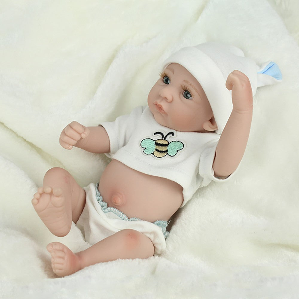 Lifelike Reborn Newborn Baby Dolls Preemie Boy Full Body Vinyl Silicone Doll Toy
