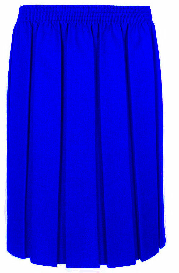 SCHOOL UNIFORM SKIRT GIRLS BACK TO SCHOOL UK BOX PLEATED ROUND ELASTICATED WAIST
