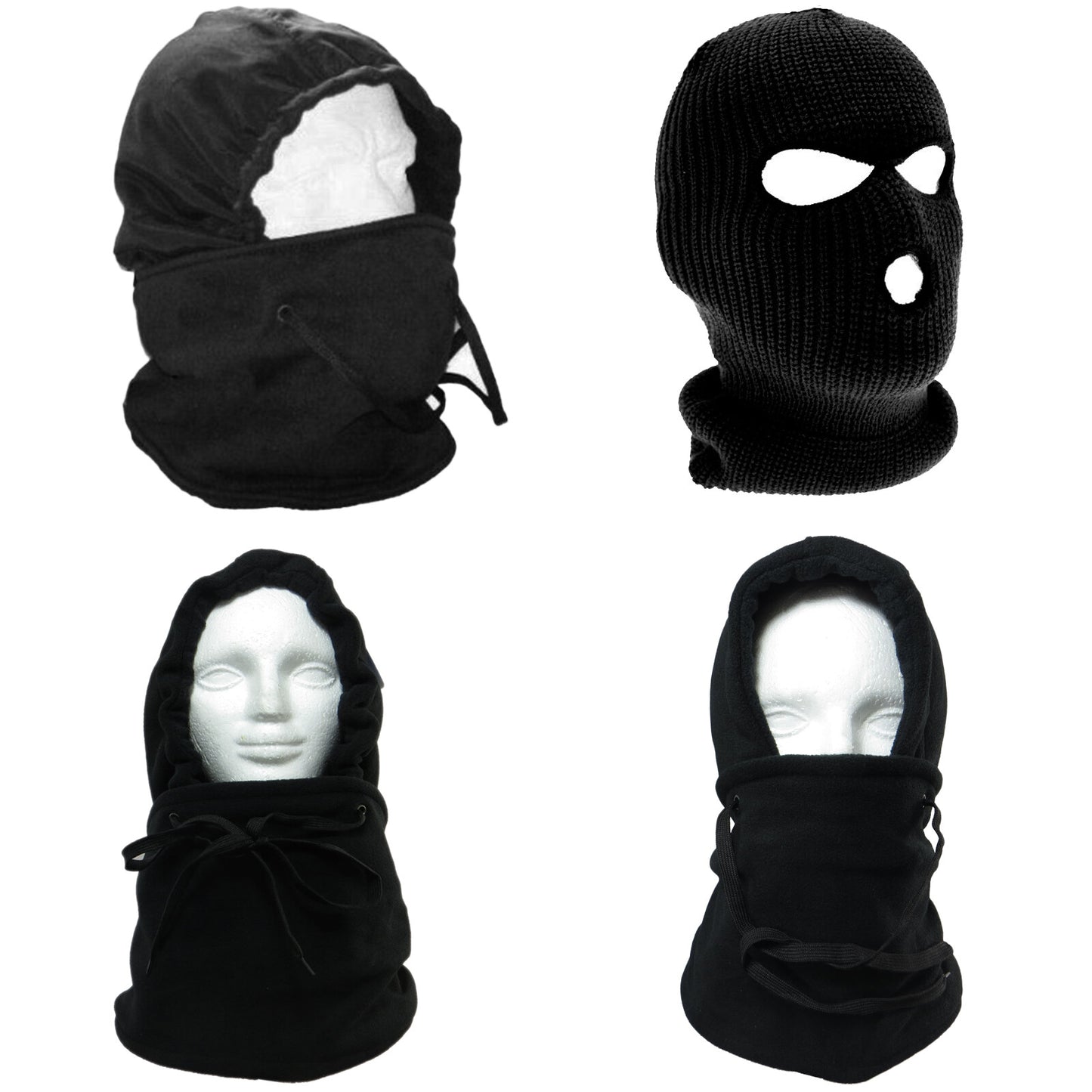 MENS LADIES UNISEX BALACLAVA MASK SCARF SNOOD NECK WARMER HAT HOOD SKI BIKE SWAT