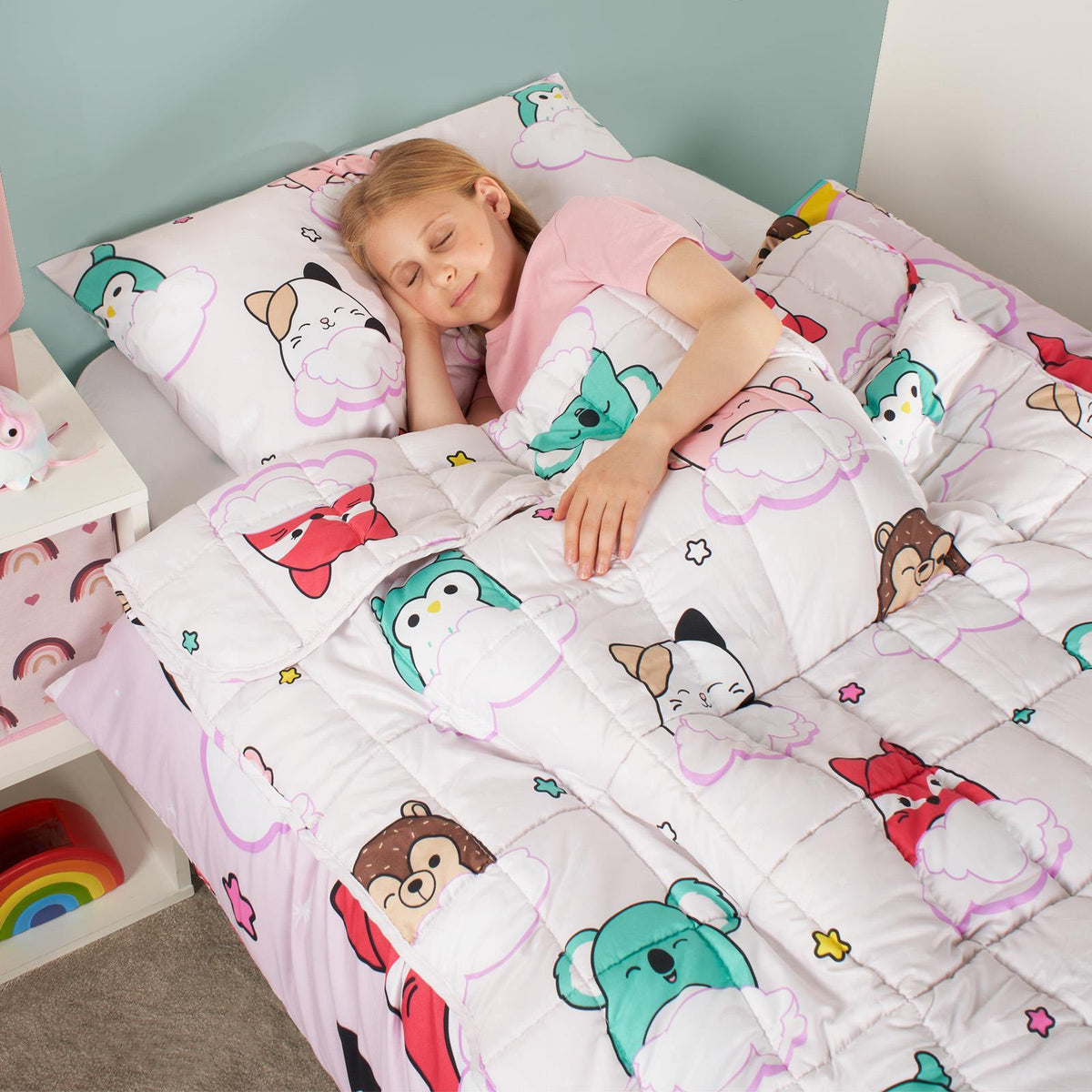 Kids Weighted Blanket Squishmallows Sensory Therapy Sleep Anxiety Throw Child
