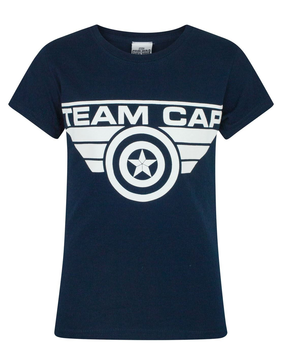 Marvel Short Sleeved T-Shirt | Girls Blue | Official Merch