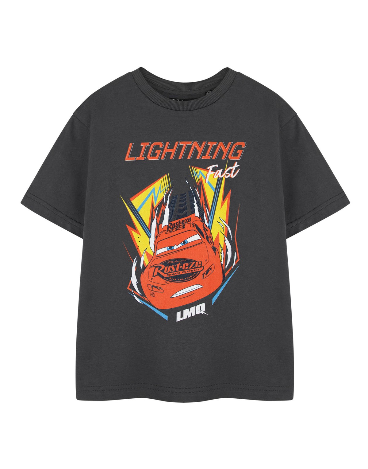 Disney Short Sleeved T-Shirt | Boys Charcoal | Official Merch