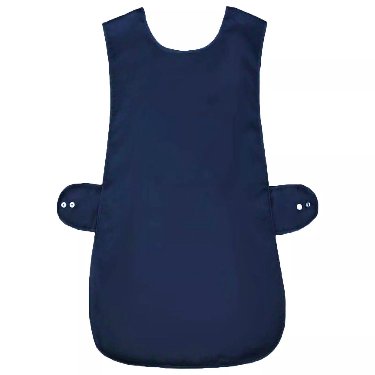 Plain Tabard Apron Workwear Cleaning Catering Salon | Large Pocket | Popper Fast
