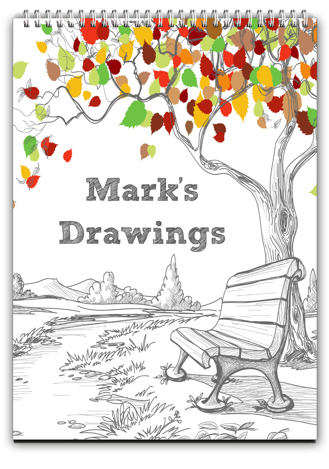A4 PERSONALISED DRAWING PAD/A4 SKETCH BOOK/ DOODLE PAD/A4 NOTEBOOKS
