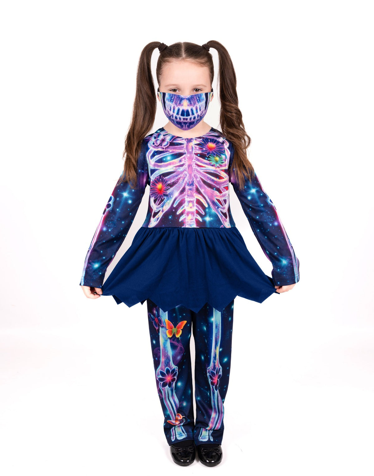 Blues Group 2 Piece Costume | Girls Multicoloured | Official Merch