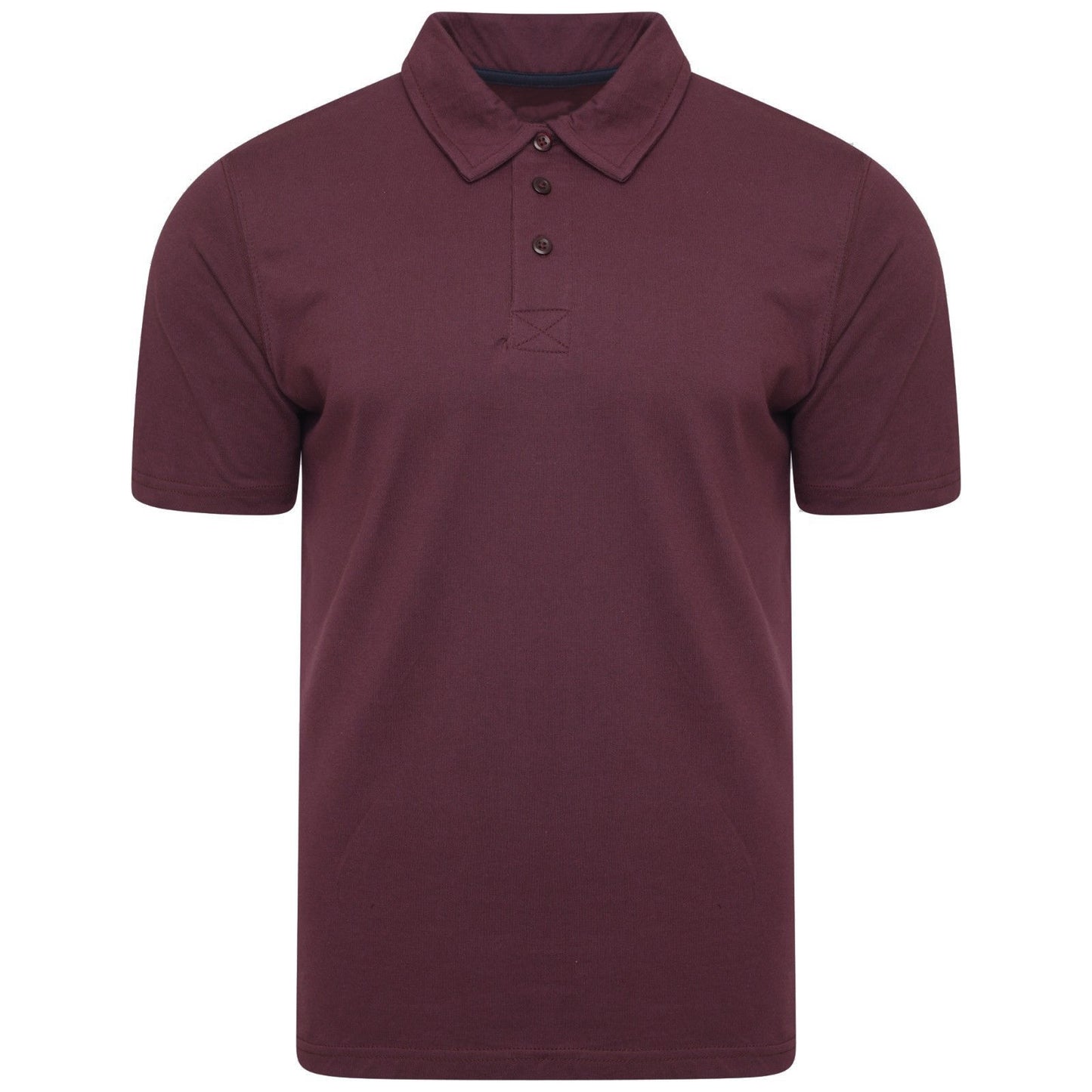 MENS COTTON POLO SHIRTS CLASSIC PLAIN SUMMER SHORT SLEEVE CASUAL TEE T SHIRT TOP