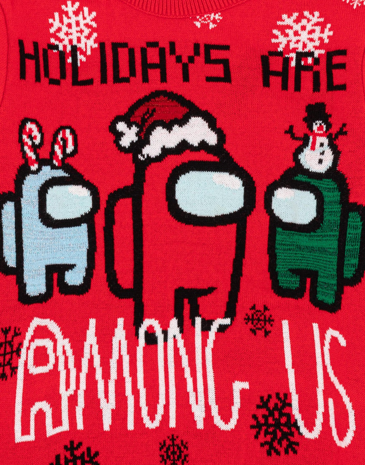 Among Us Christmas Jumper | Boys Red | Official Merch