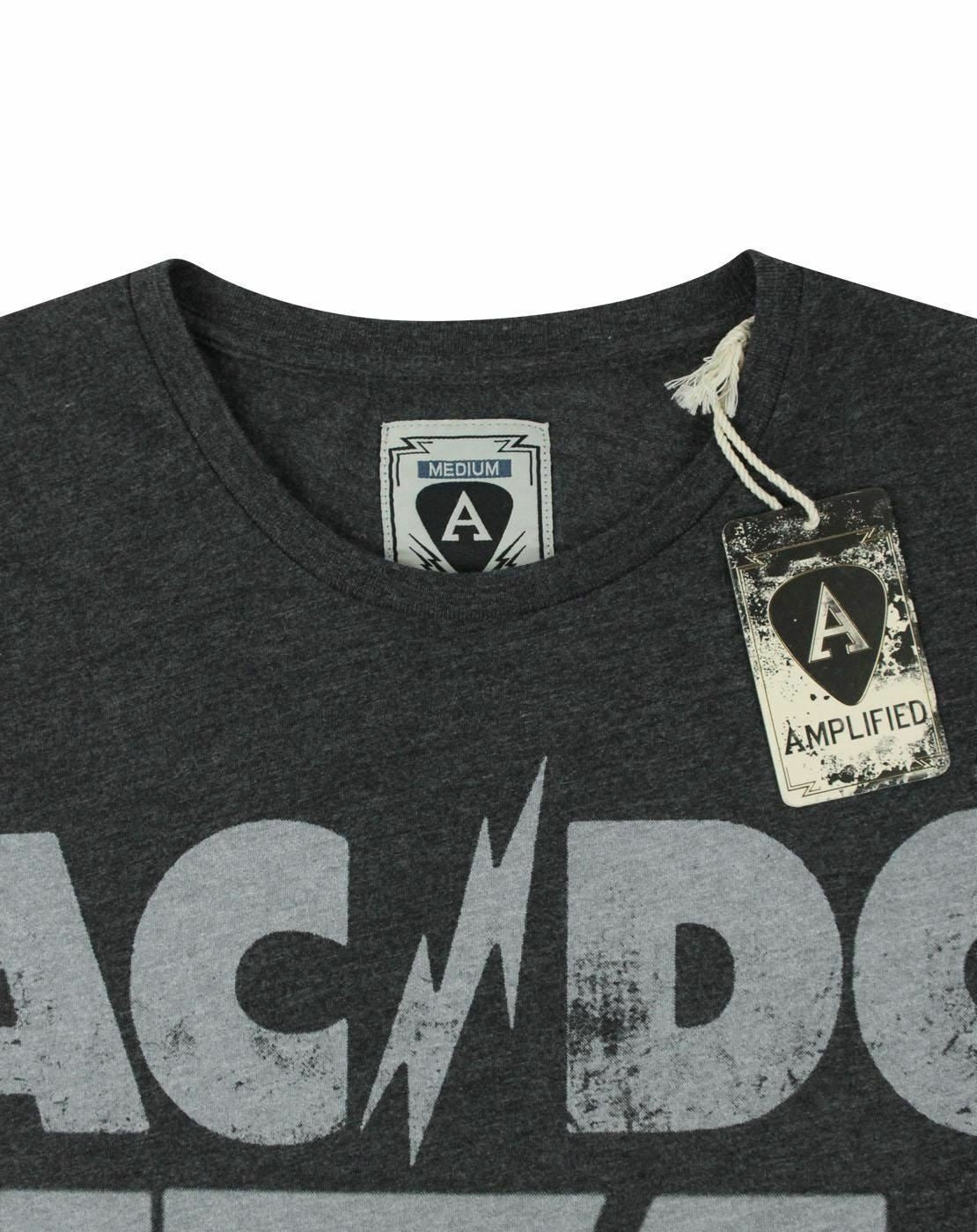 Amplified Clothing Short Sleeved T-Shirt | Mens Charcoal | Official Merch