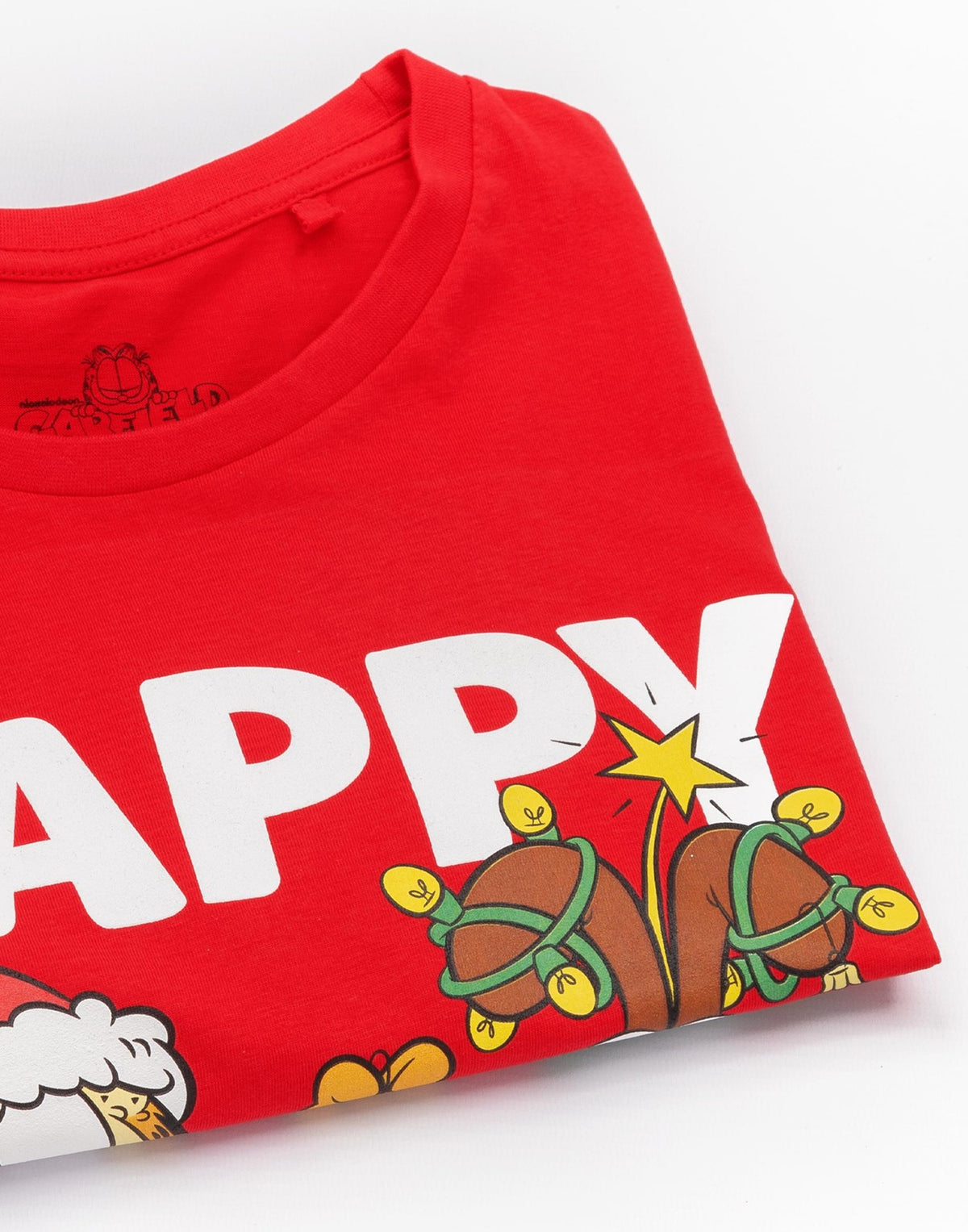 Garfield Short Sleeved T-Shirt | Mens Red | Official Merch