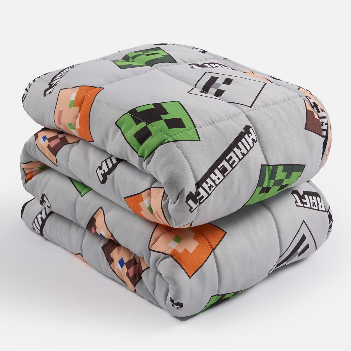 OHS Minecraft Kids Weighted Blanket Relief Sleep Throw - 100 x 150cm - 3kg