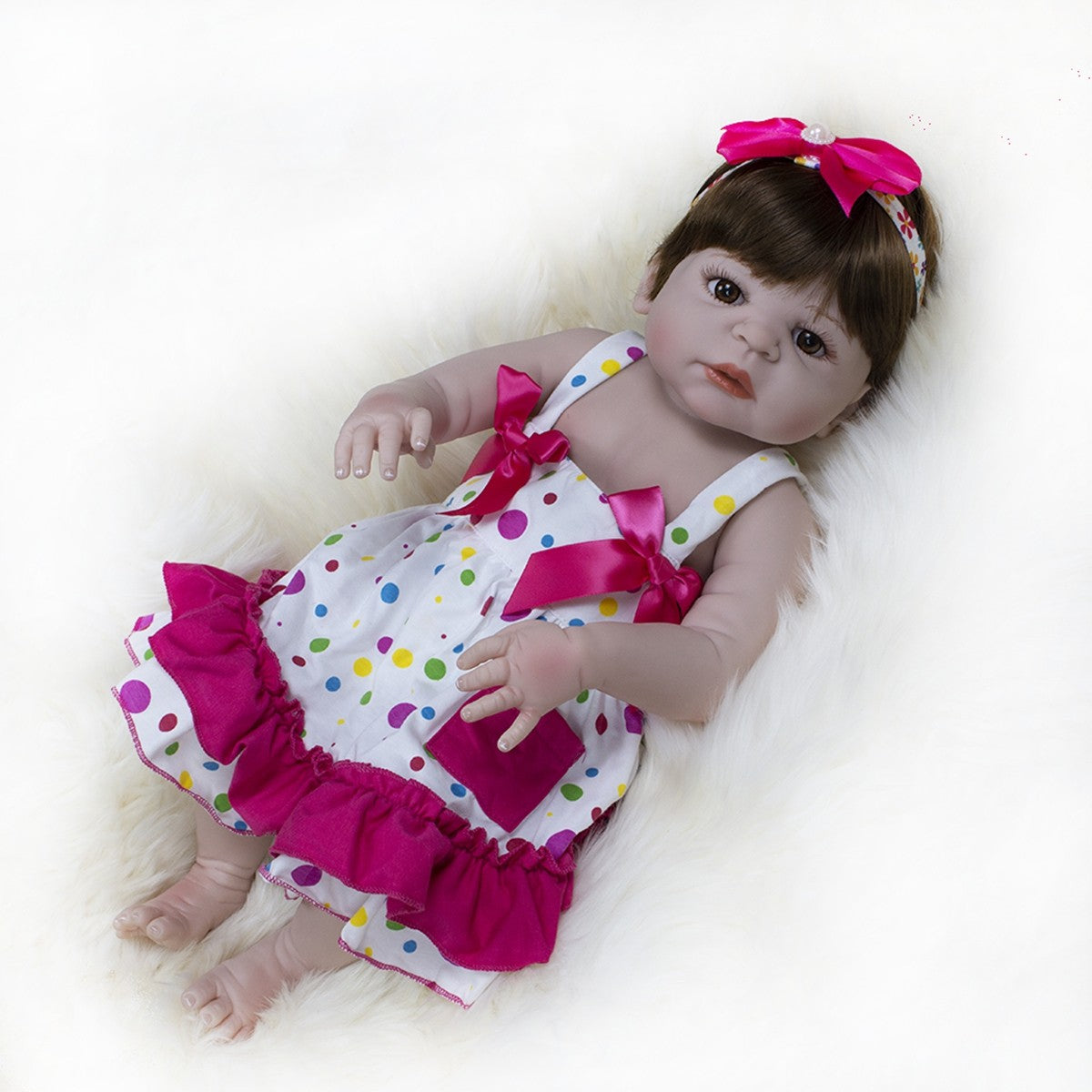 22'' Waterproof Twins Reborn Baby Dolls Full Body Vinyl Silicone Boy Girl Gifts