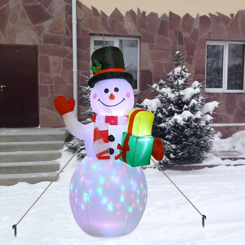 5FT Christmas Inflatable Snowman w/LED Light Blow Up Indoor/outdoor Garden Decor