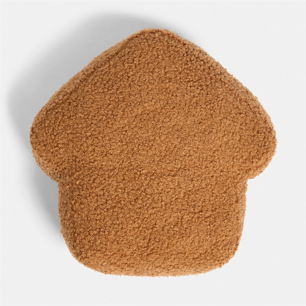 OHS Gingerbread House Cushion Xmas Festive Decor Novelty Scatter Pillow, Brown